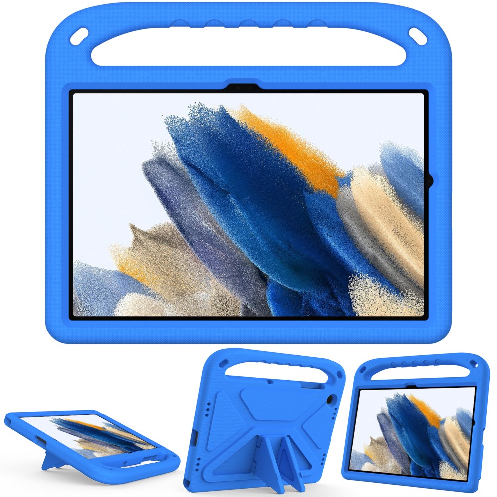 Samsung Galaxy Tab A9 Plus Stødsikkert cover/etui med håndtag - Perfekt til børn, Blå