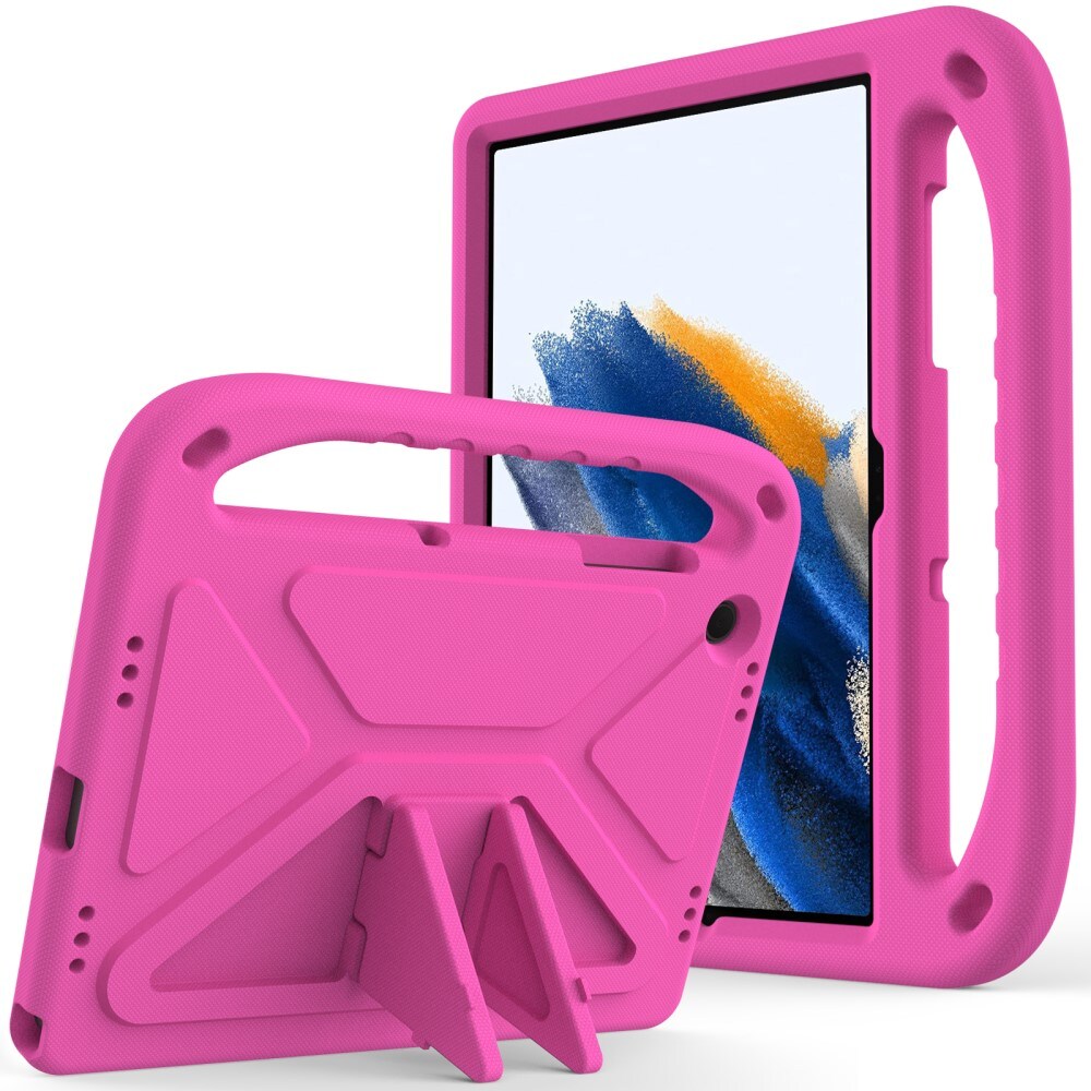 Samsung Galaxy Tab A9 Plus Stødsikkert cover/etui med håndtag - Perfekt til børn, Lyserød