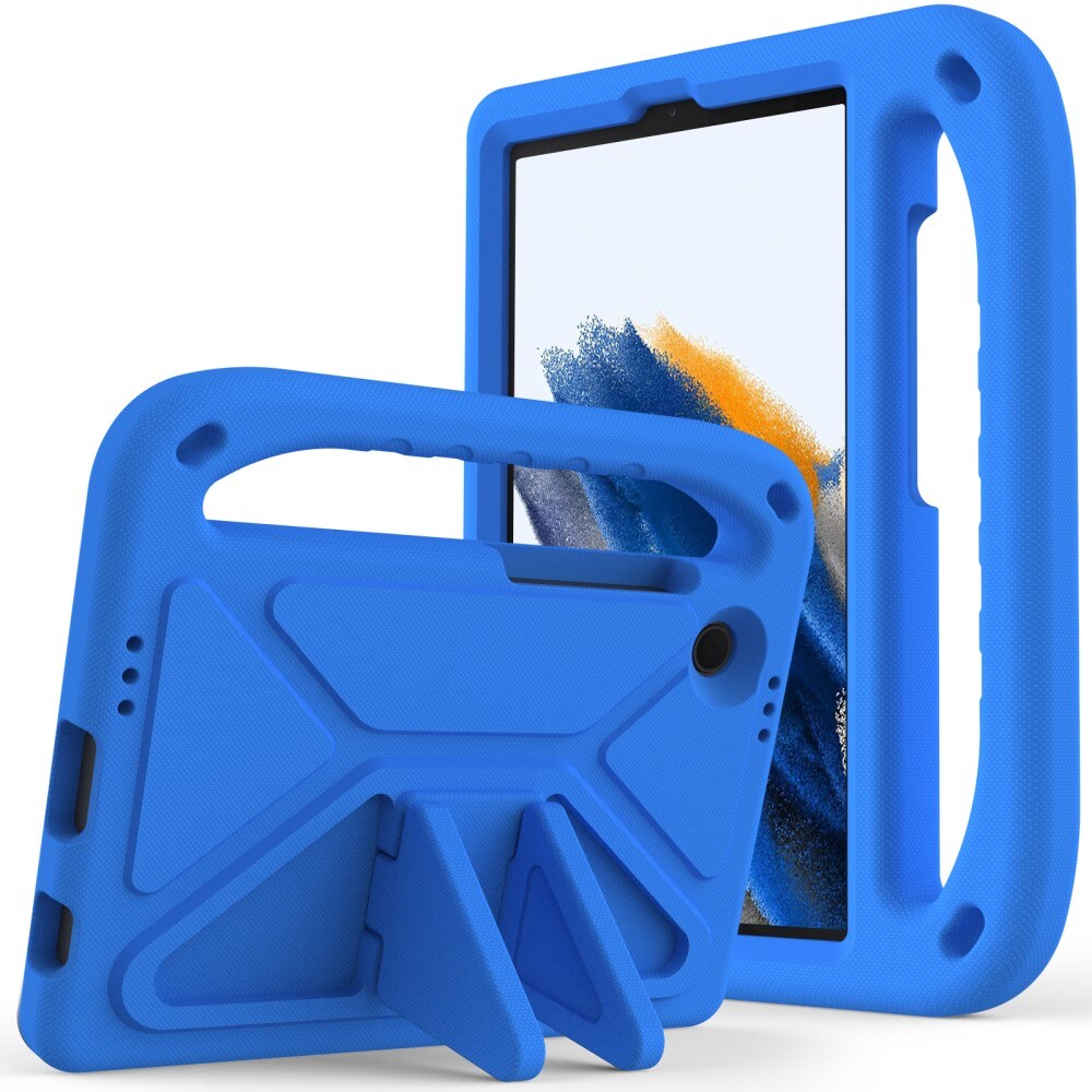 Samsung Galaxy Tab A9 Stødsikkert cover/etui med håndtag - Perfekt til børn, Blå