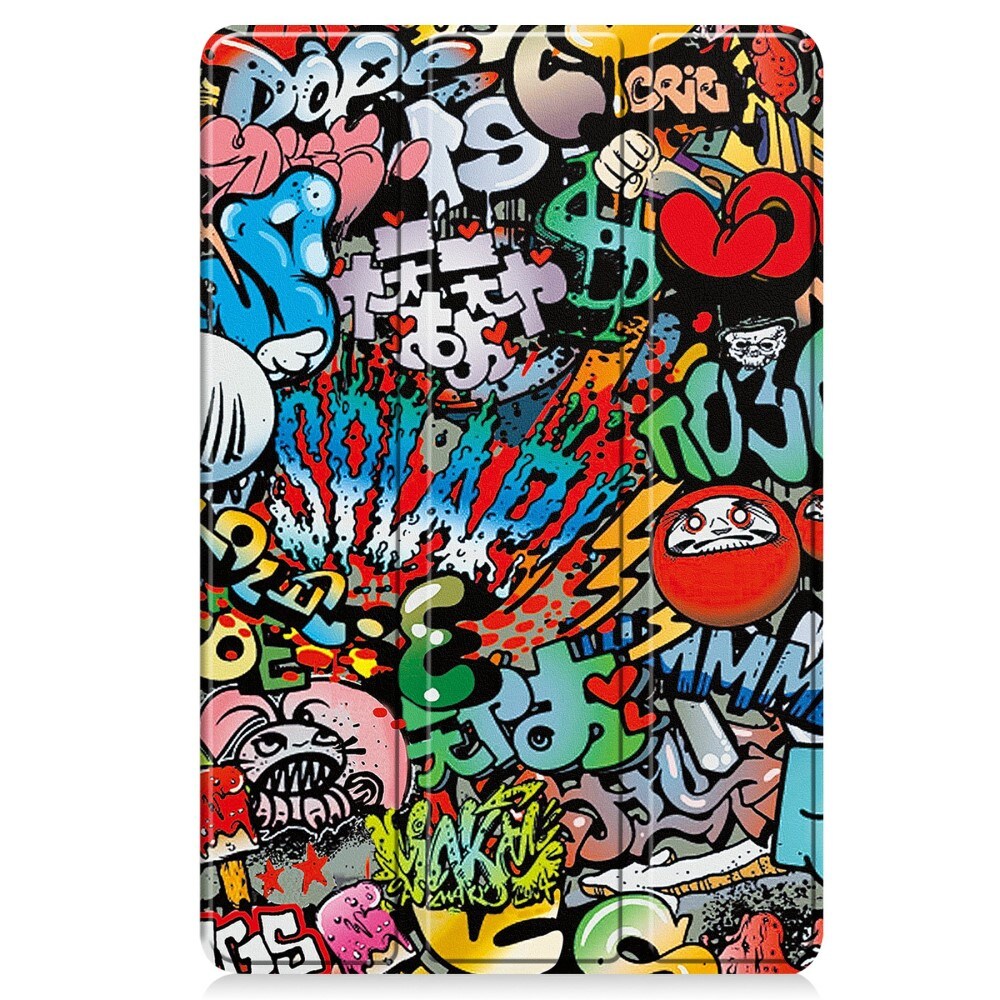  Lenovo Tab M11 Tri-Fold etui, Graffiti