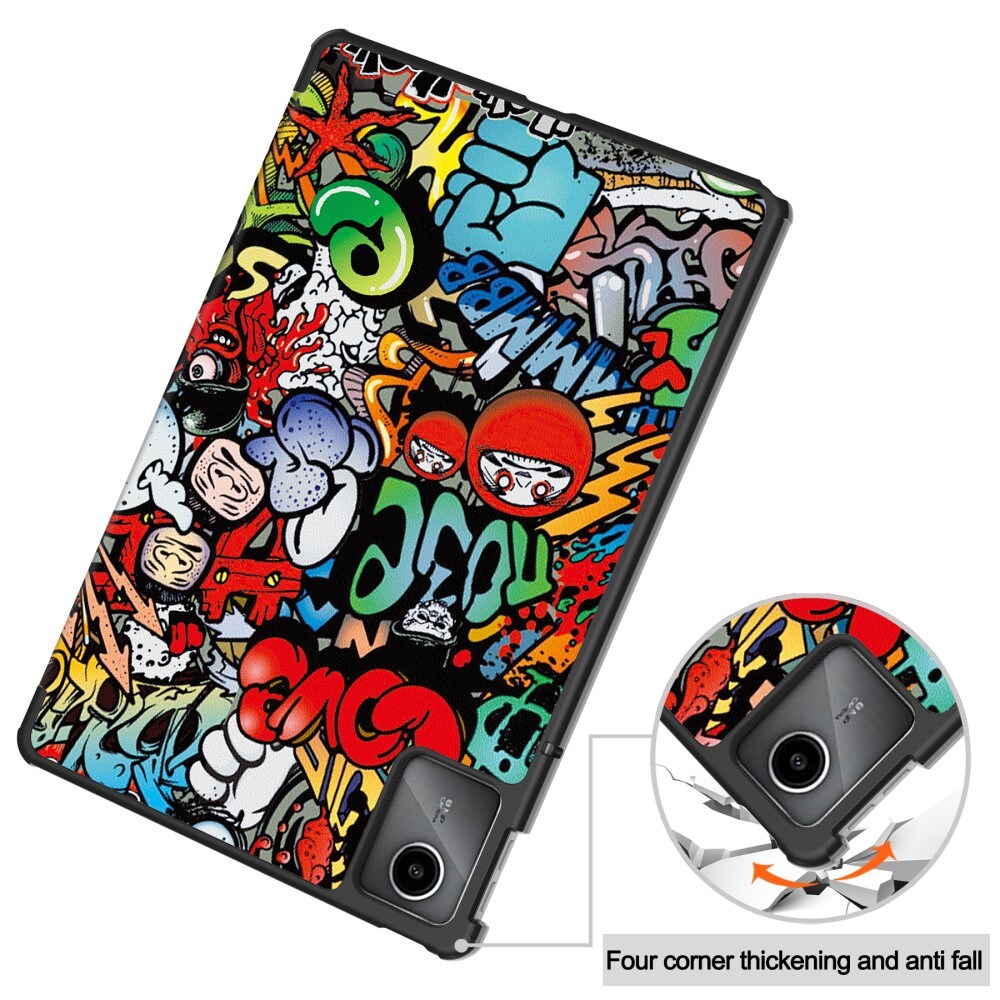  Lenovo Tab M11 Tri-Fold etui, Graffiti