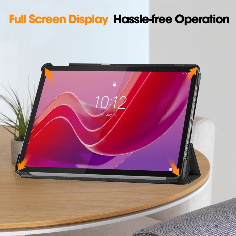  Lenovo Tab M11 Tri-Fold etui, Sort