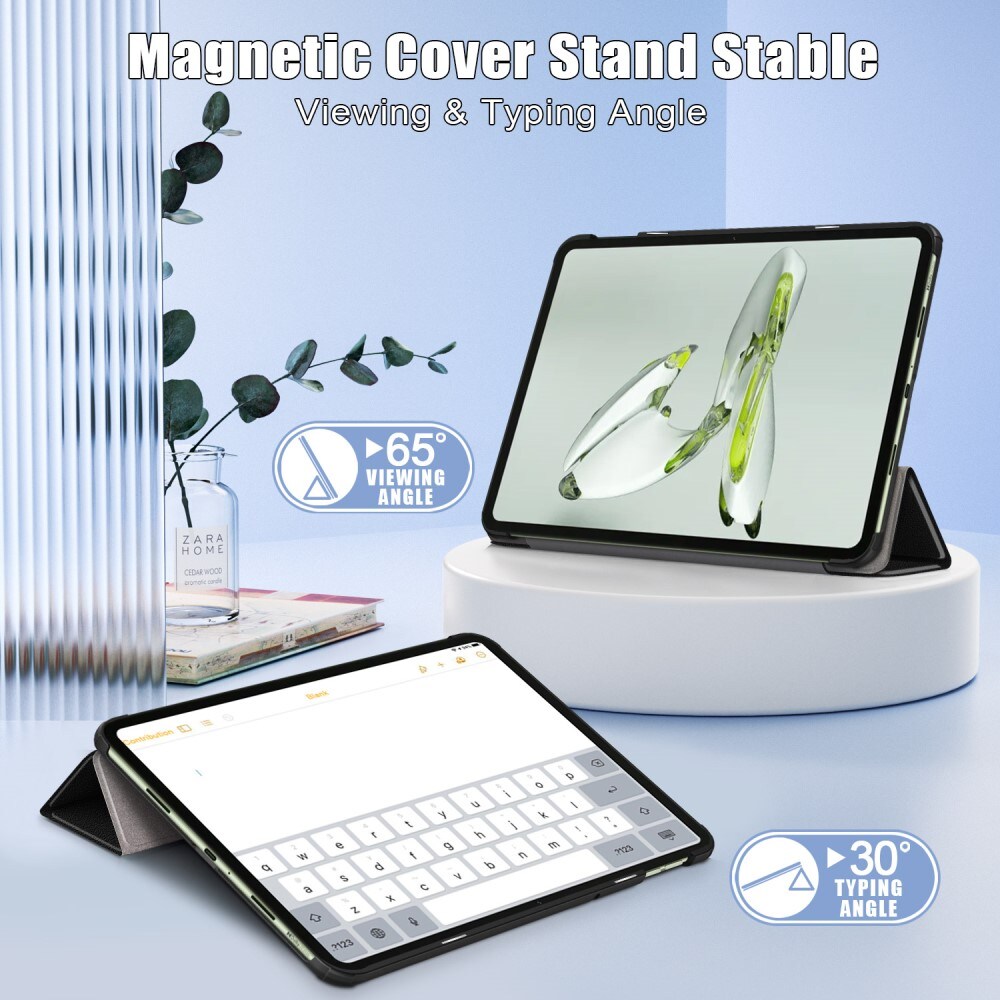  OnePlus Pad Go Tri-Fold etui, Sort