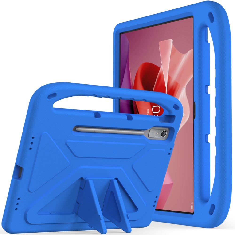  Lenovo Tab P12 Stødsikkert cover/etui med håndtag - Perfekt til børn, Blå