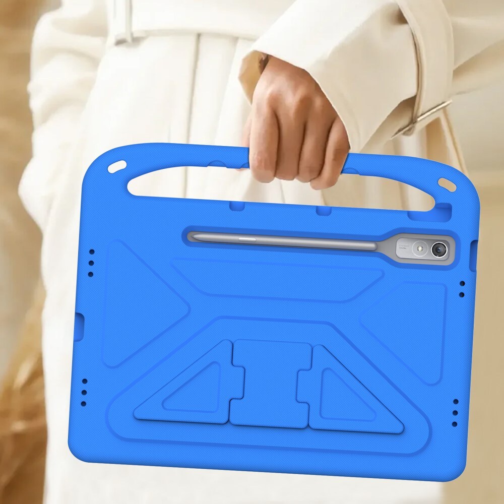  Lenovo Tab P12 Stødsikkert cover/etui med håndtag - Perfekt til børn, Blå