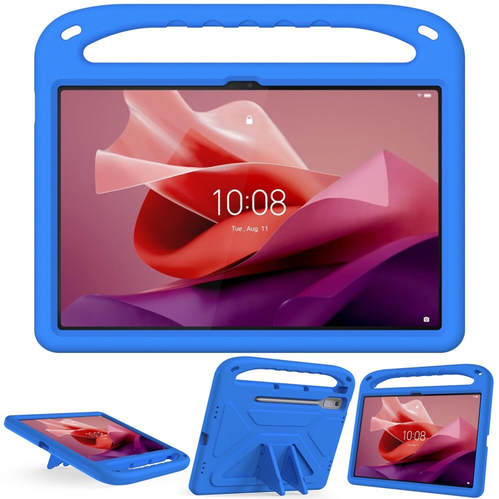  Lenovo Tab P12 Stødsikkert cover/etui med håndtag - Perfekt til børn, Blå