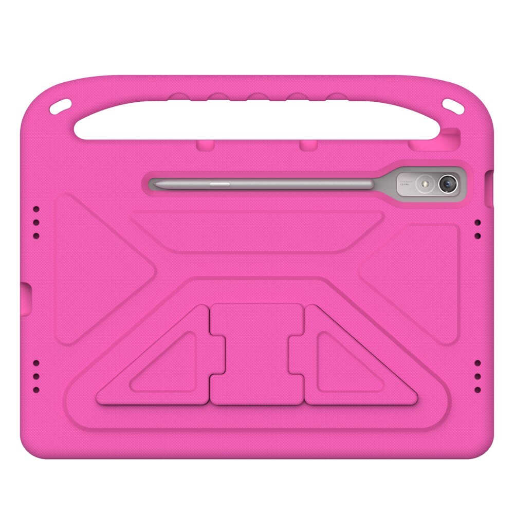  Lenovo Tab P12 Stødsikkert cover/etui med håndtag - Perfekt til børn, Lyserød