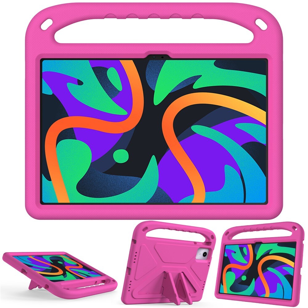  Lenovo Tab M11 Stødsikkert cover/etui med håndtag - Perfekt til børn, Lyserød