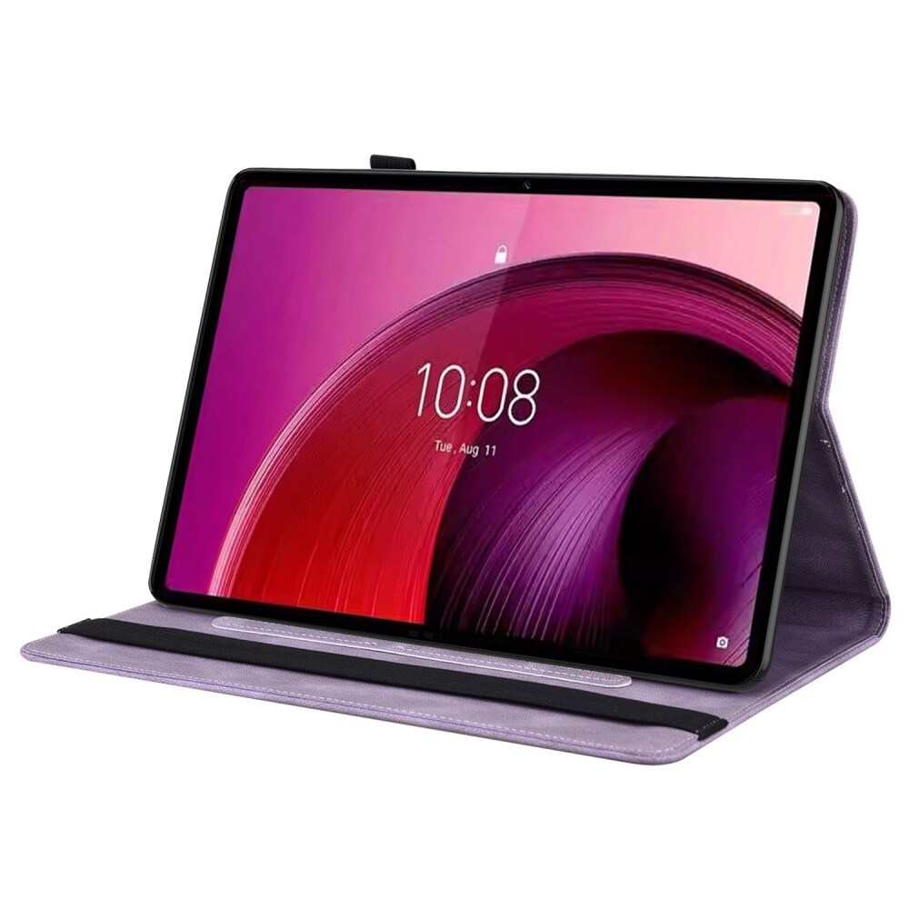  Lenovo Tab M11 Etui med sommerfugle, Lilla