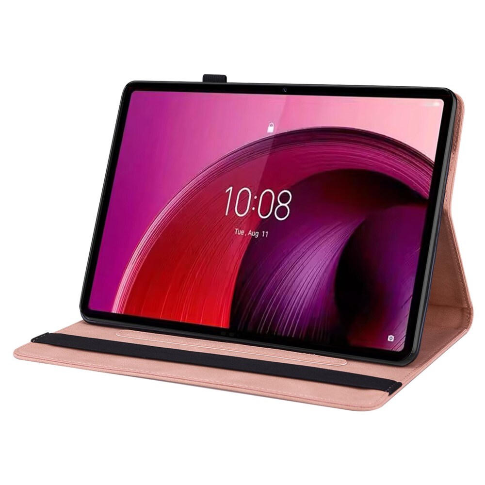 Lenovo Tab M11 Etui med sommerfugle, Lyserød