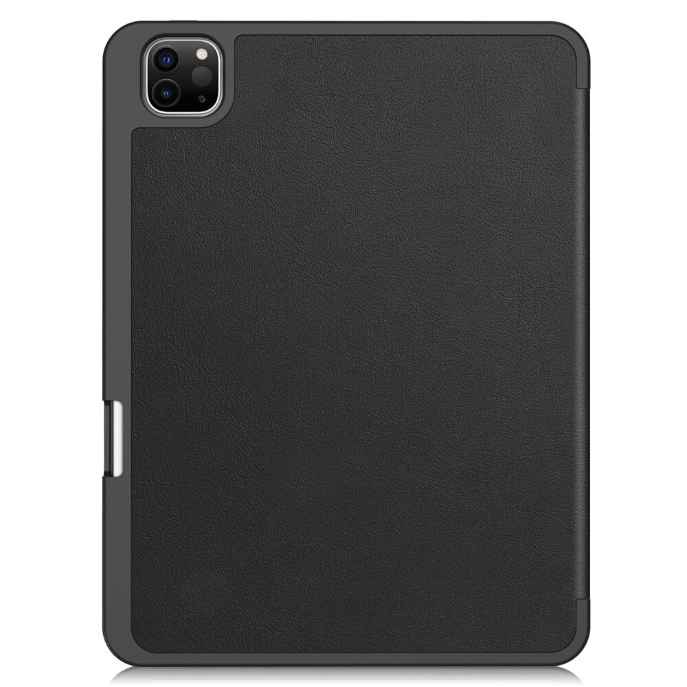 Apple iPad Pro 11 5th Gen (2024) Tri-fold etui med penneholder, Sort
