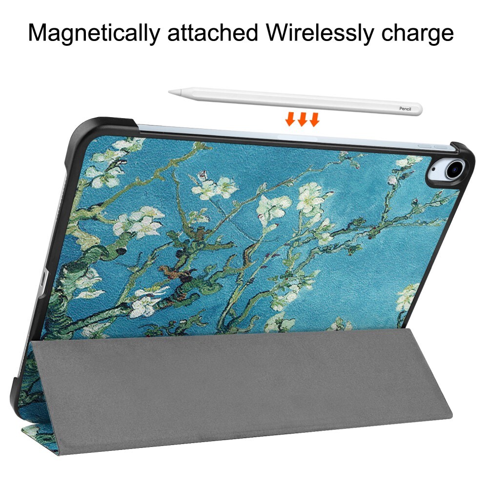 Apple iPad Air 11 6th Gen (2024) Tri-Fold etui, Kirsebærblomster