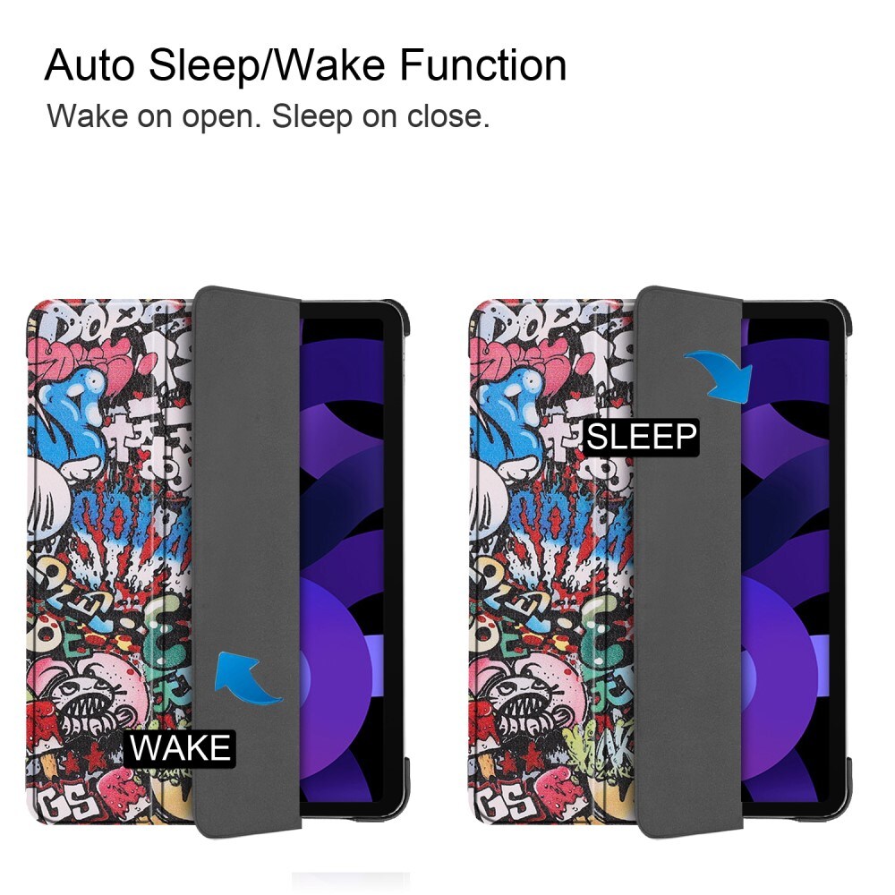 Apple iPad Air 11 7th Gen (2025) Tri-Fold etui, Graffiti