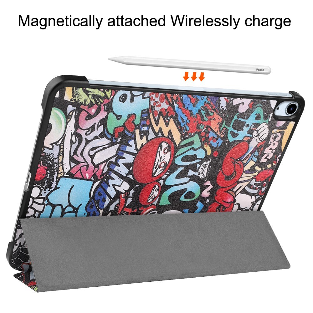 Apple iPad Air 11 7th Gen (2025) Tri-Fold etui, Graffiti