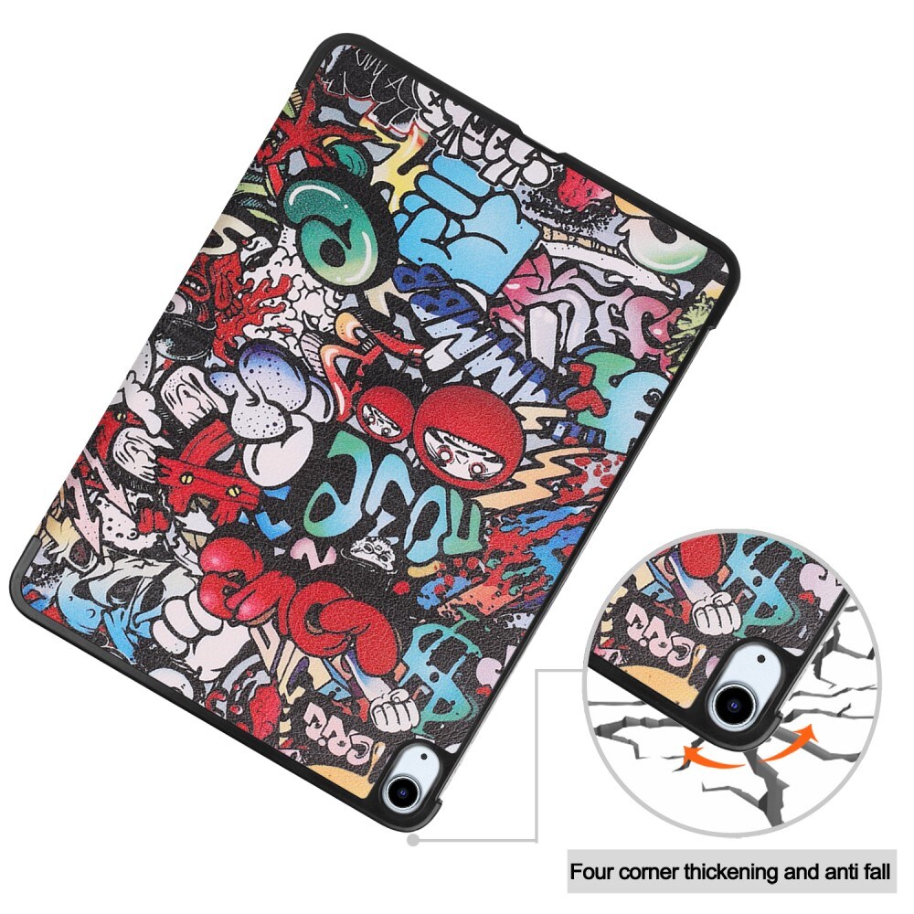 Apple iPad Air 11 7th Gen (2025) Tri-Fold etui, Graffiti