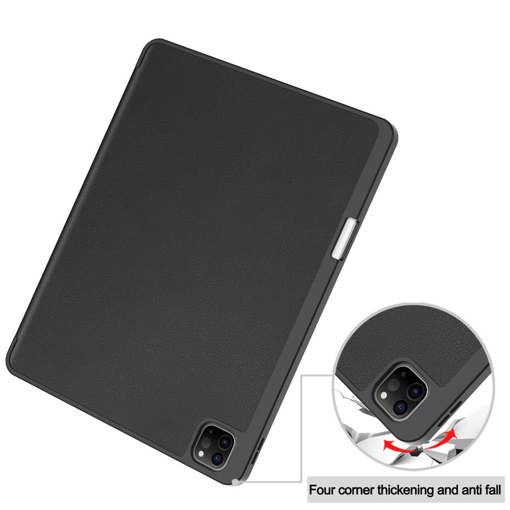 Apple iPad Air 13 (2024) Tri-fold etui med penneholder, Sort