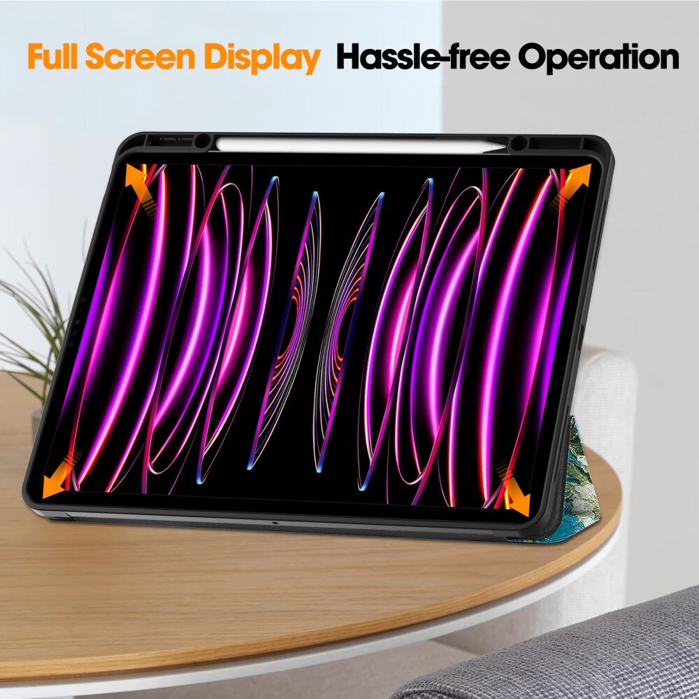 Apple iPad Air 13 (2024) Tri-Fold etui, Kirsebærblomster
