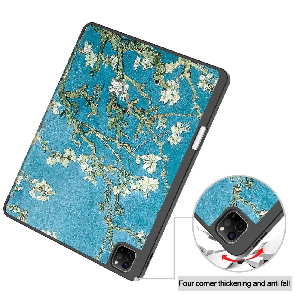 Apple iPad Air 13 (2024) Tri-Fold etui, Kirsebærblomster