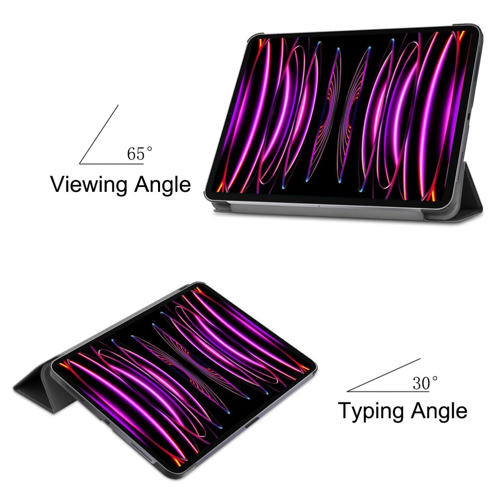 Apple iPad Air 13 (2024) Tri-Fold etui, Sort