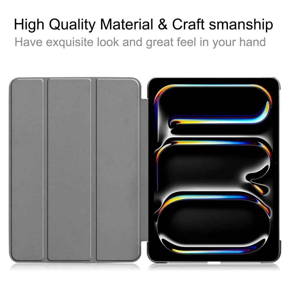 Apple iPad Pro 13 7th Gen (2024) Tri-Fold etui, Sort