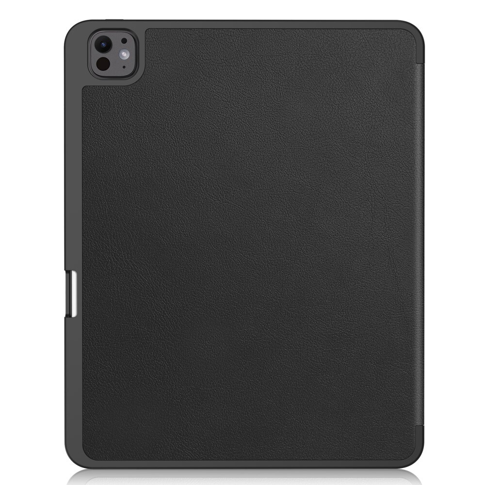 Apple iPad Pro 13 7th Gen (2024) Tri-fold etui med penneholder, Sort