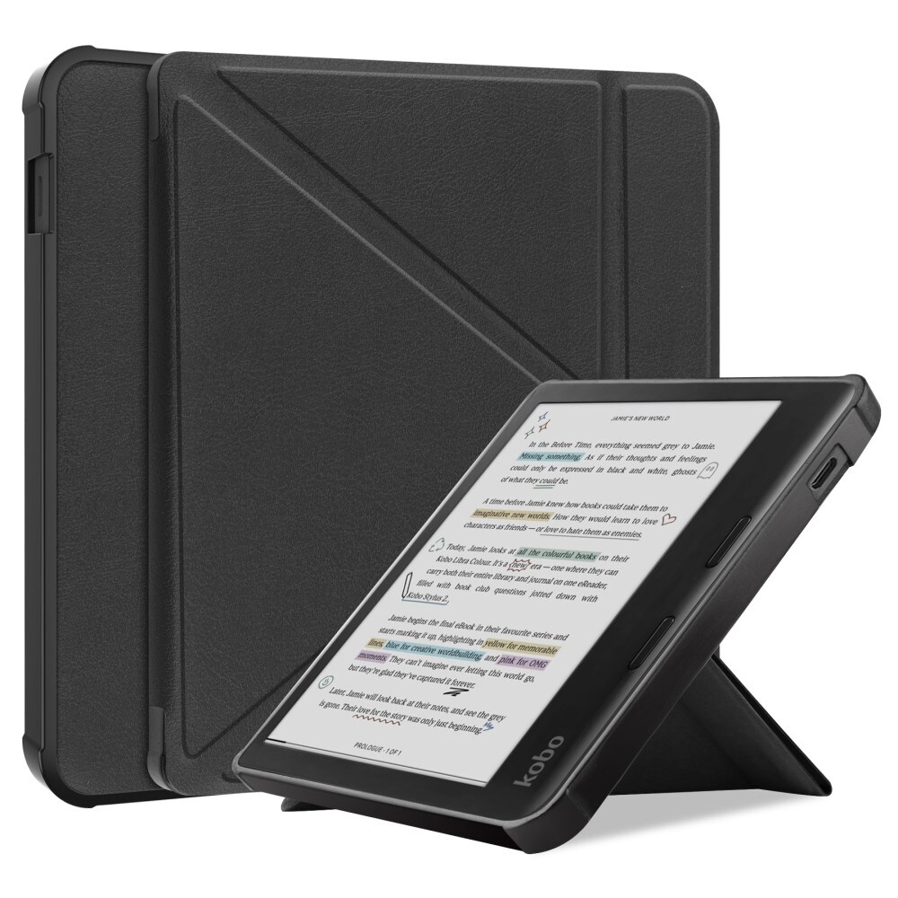 Kobo Libra Colour Etui med ståfunktion, Sort