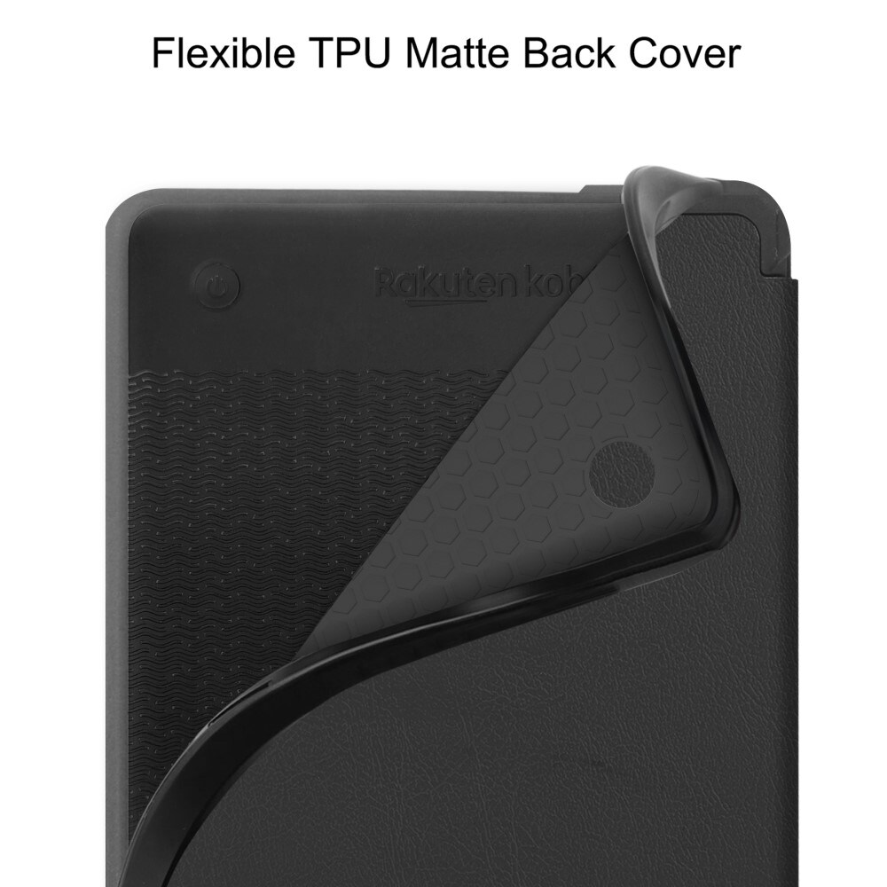 Kobo Clara Colour Beskyttende etui, Sort