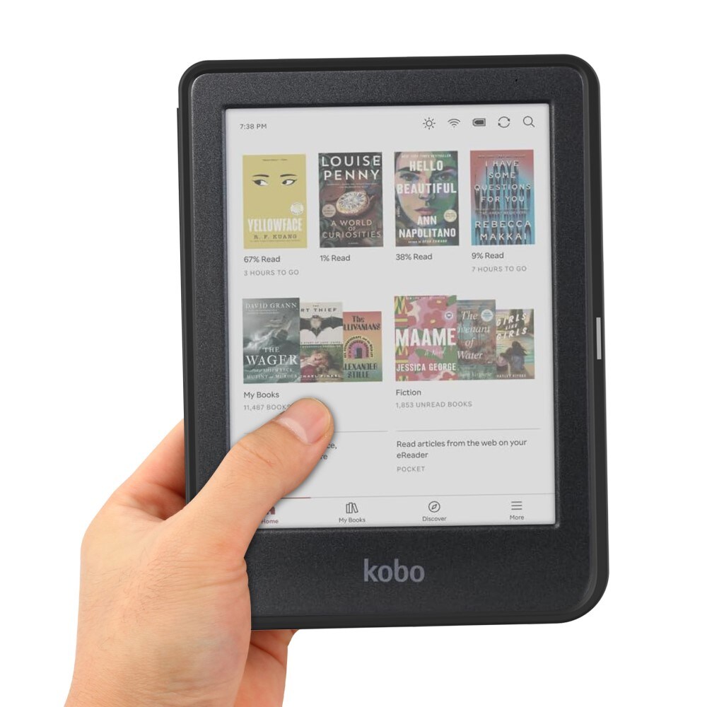 Kobo Clara Colour Beskyttende etui, Sort