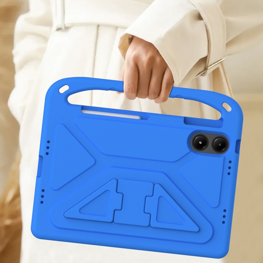 Xiaomi Redmi Pad Pro Stødsikkert cover/etui med håndtag - Perfekt til børn, Blå