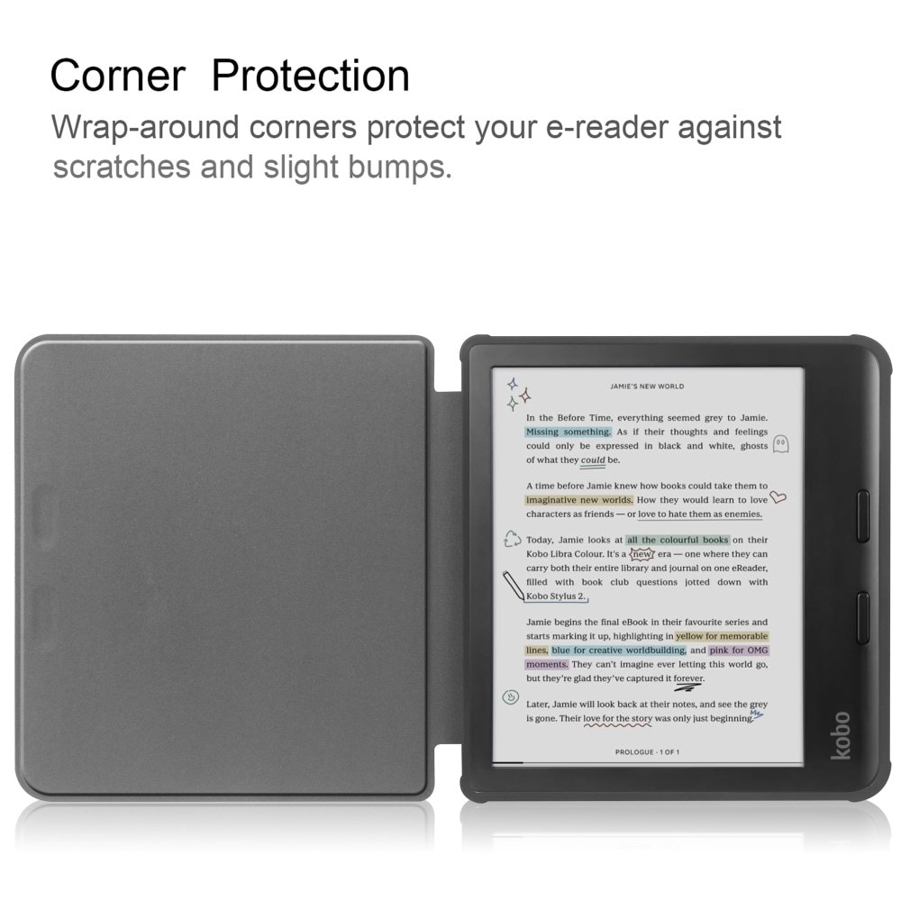 Kobo Libra Colour Beskyttende etui, Sort