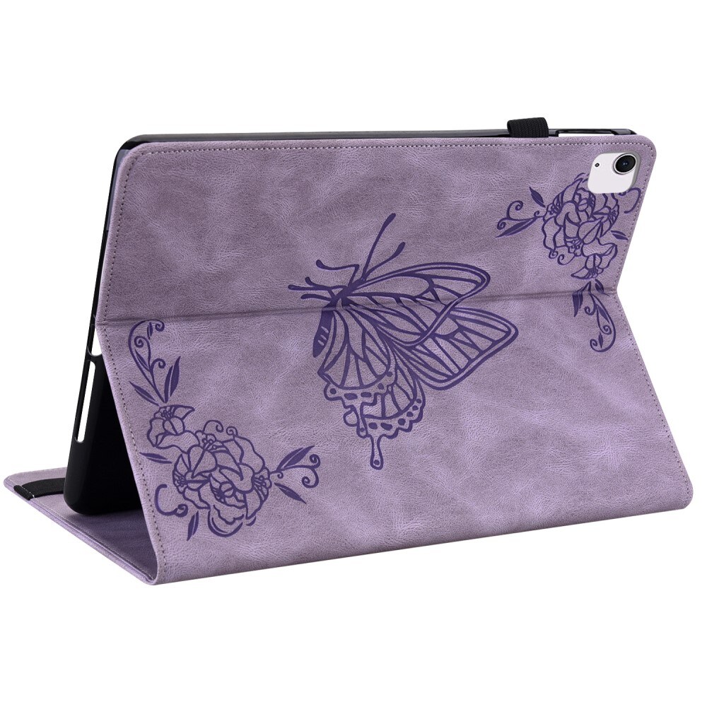 Apple iPad Air 11 7th Gen (2025) Etui med sommerfugle, Lilla