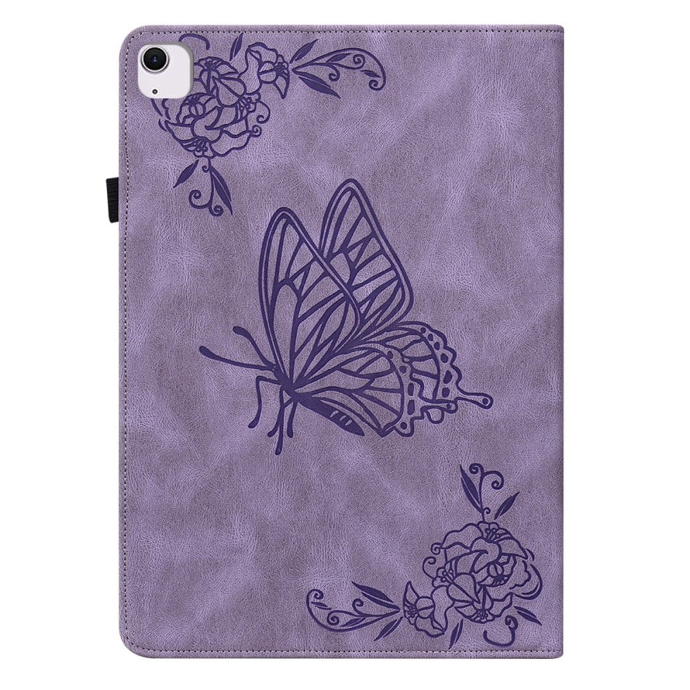 Apple iPad Air 11 7th Gen (2025) Etui med sommerfugle, Lilla