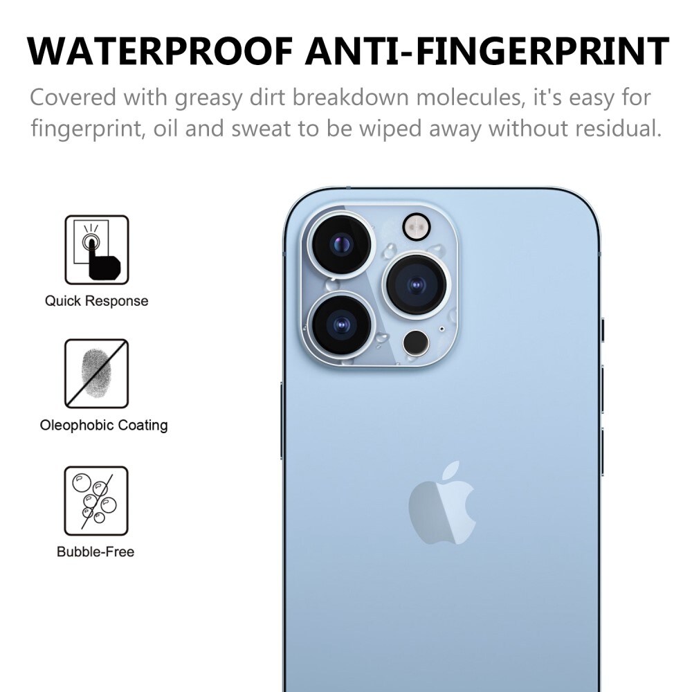 iPhone 14 Pro Linsebeskyttelse i hærdet glas