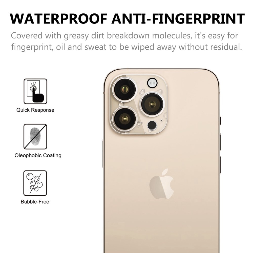 iPhone 14 Pro Max Linsebeskyttelse i hærdet glas