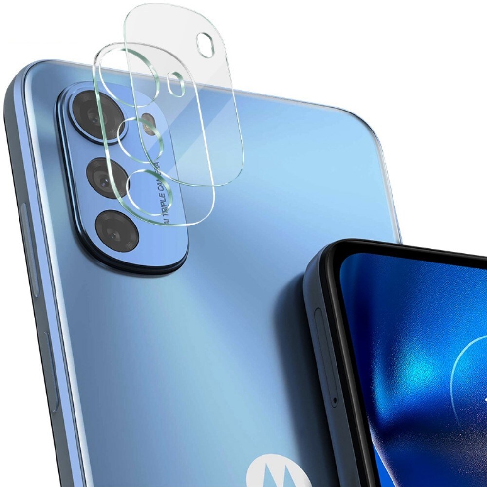 Motorola Moto E32 Kamerabeskyttelse i glas, Gennemsigtig