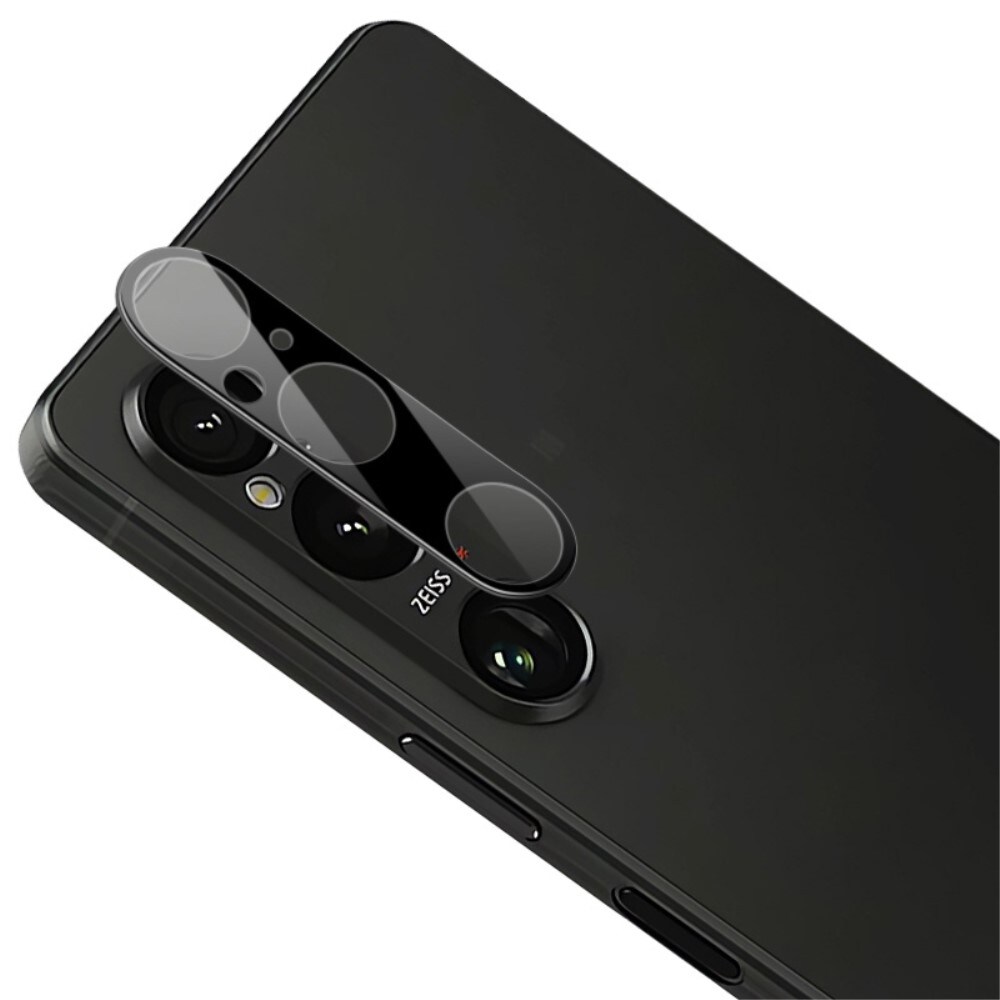 Sony Xperia 1 VI Kamerabeskyttelse i glas, Sort