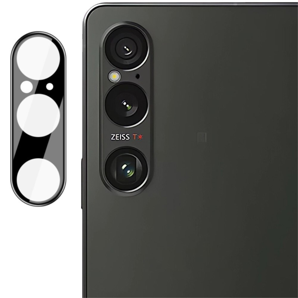 Sony Xperia 1 VI Kamerabeskyttelse i glas, Sort