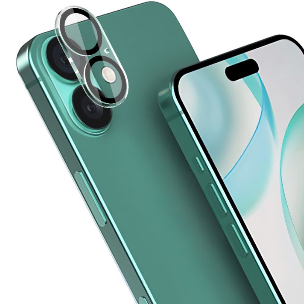 iPhone 16 Plus Kamerabeskyttelse i glas, Gennemsigtig