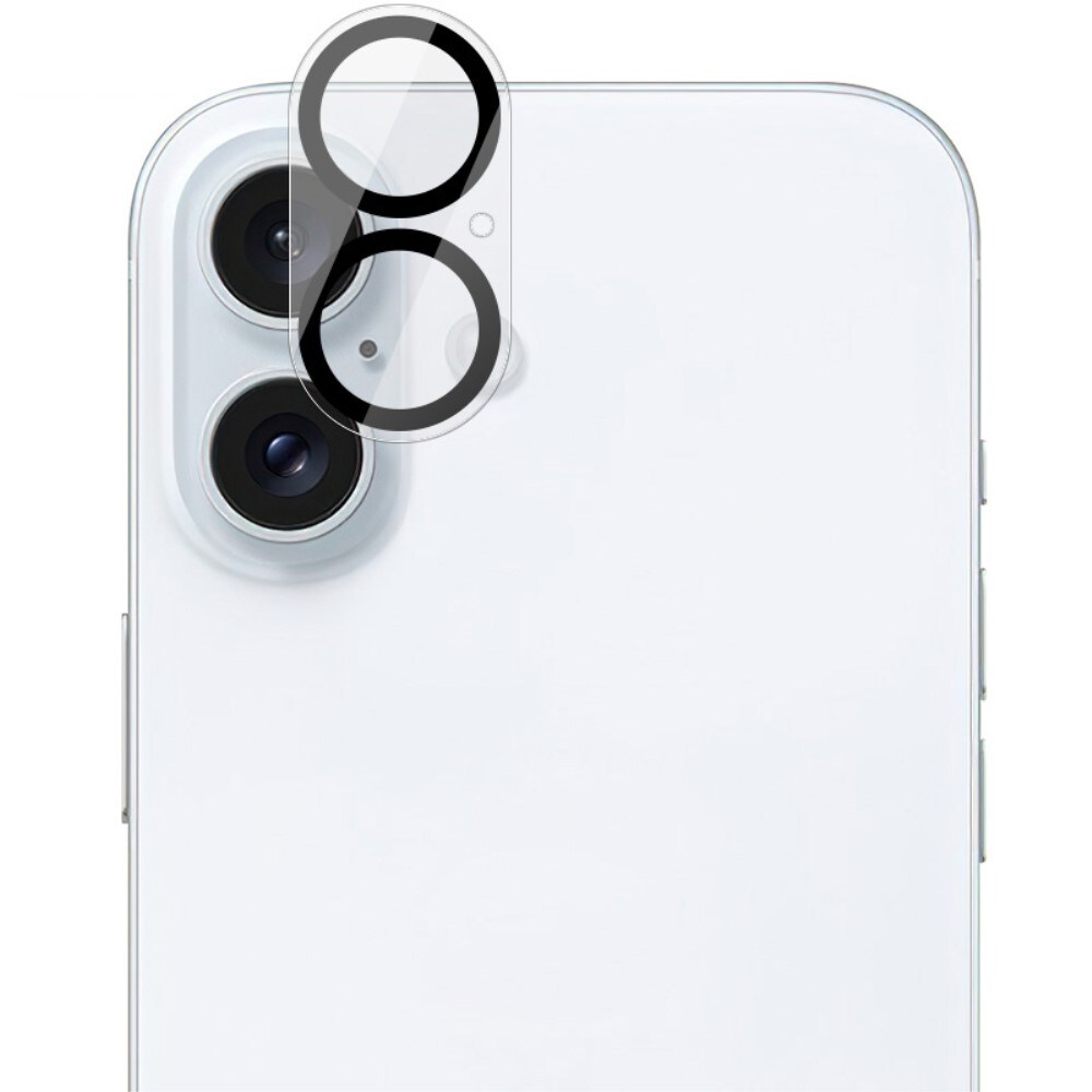 iPhone 16 Plus Kamerabeskyttelse i glas, Gennemsigtig