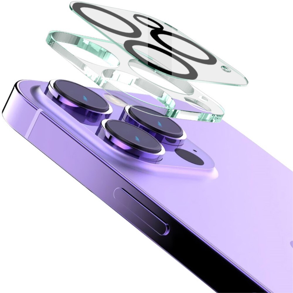 iPhone 16 Pro Max Kamerabeskyttelse i glas, Gennemsigtig