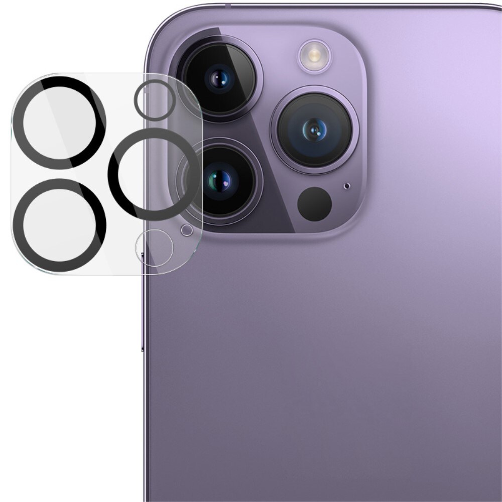 iPhone 16 Pro Max Kamerabeskyttelse i glas, Gennemsigtig