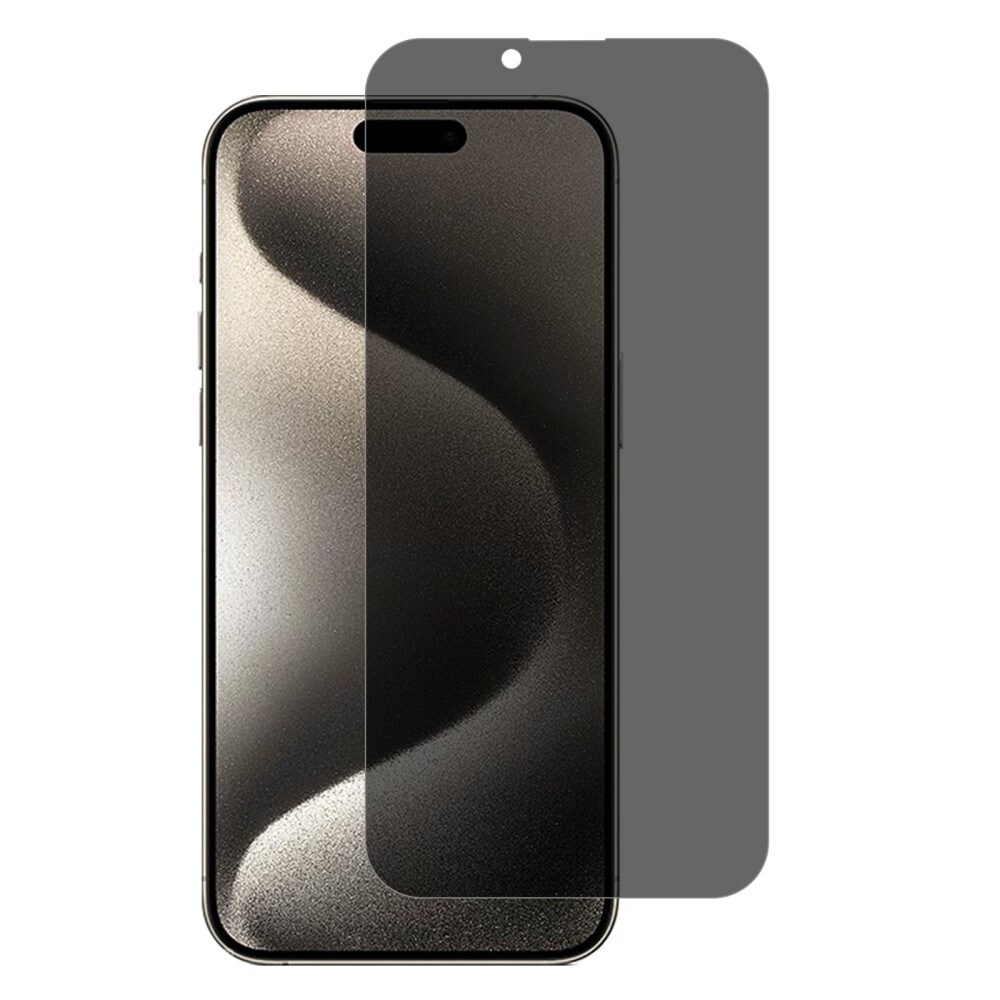 iPhone 16 Plus Anti-spy skærmbeskytter i glas