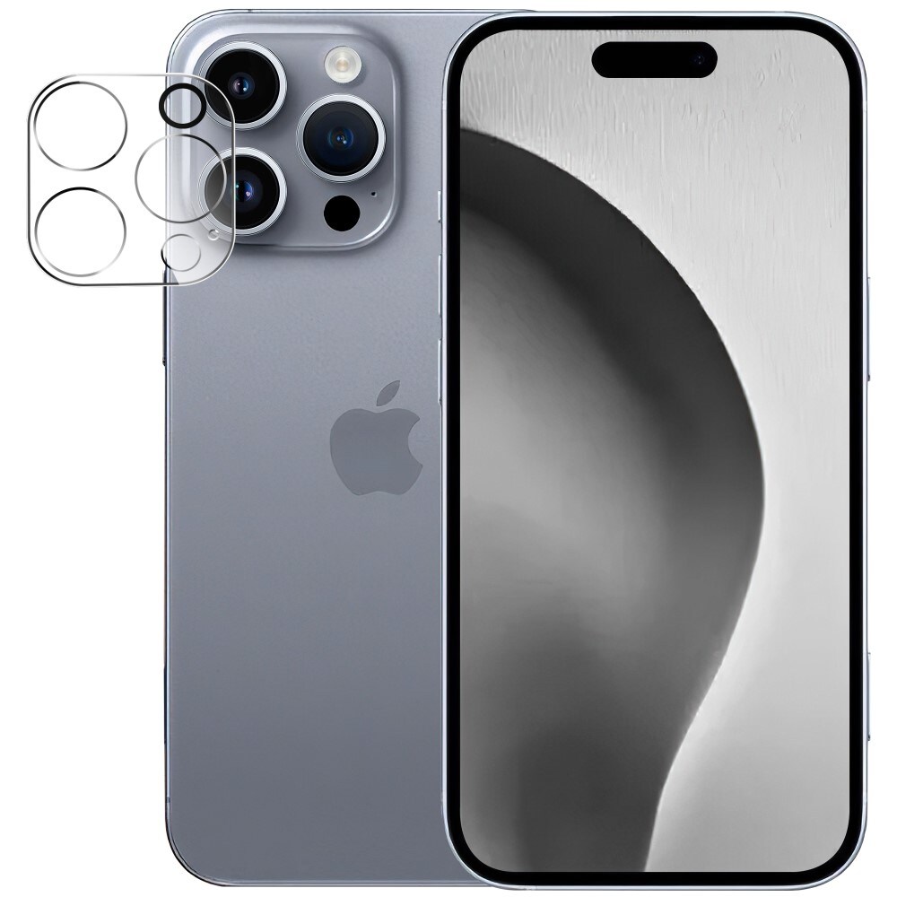 iPhone 16 Pro Max Linsebeskyttelse i hærdet glas