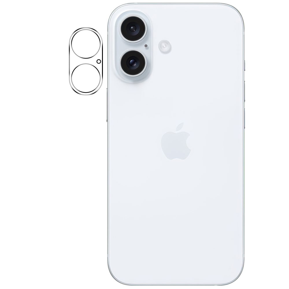 iPhone 16 Linsebeskyttelse i hærdet glas
