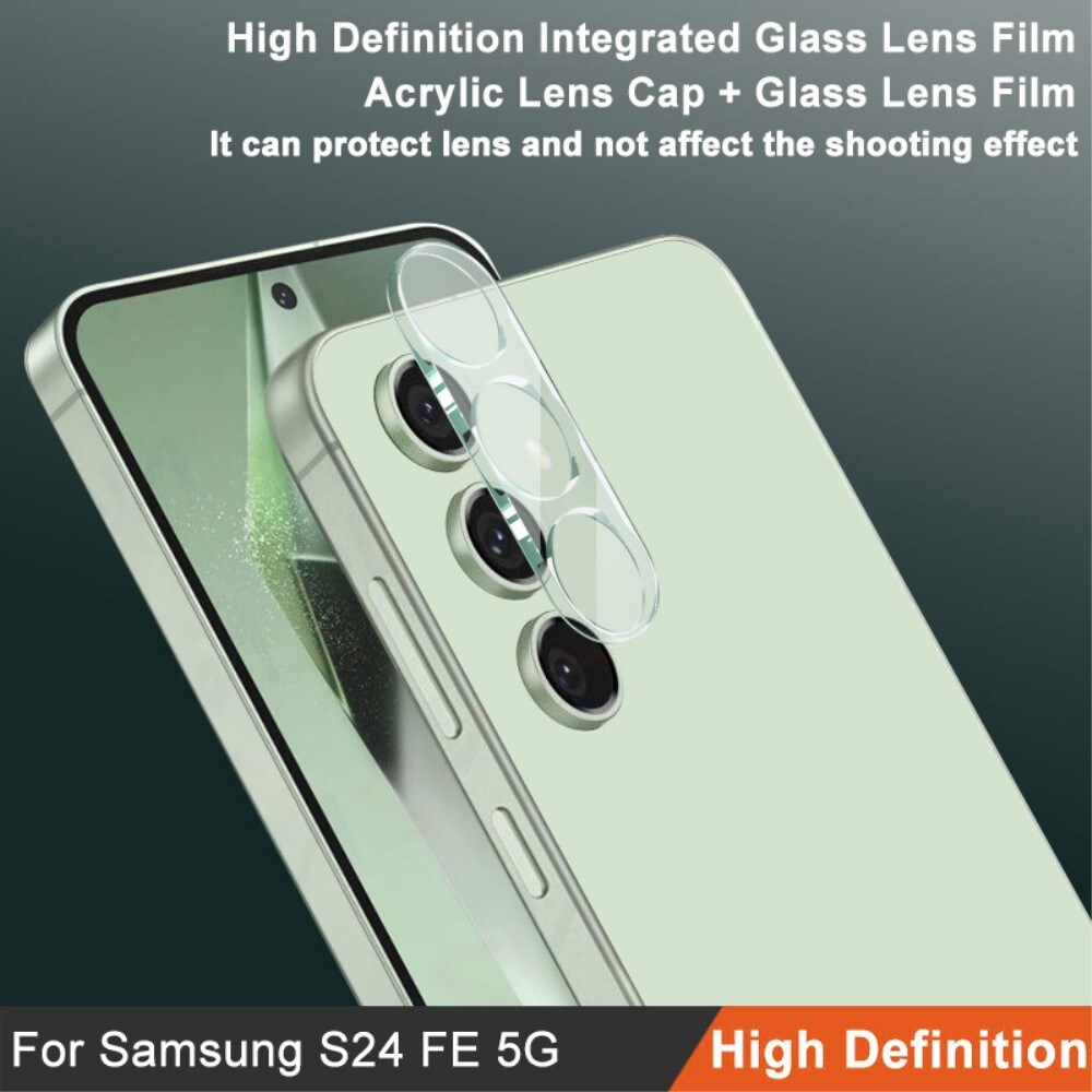 Samsung Galaxy S24 FE Kamerabeskyttelse i glas, Gennemsigtig