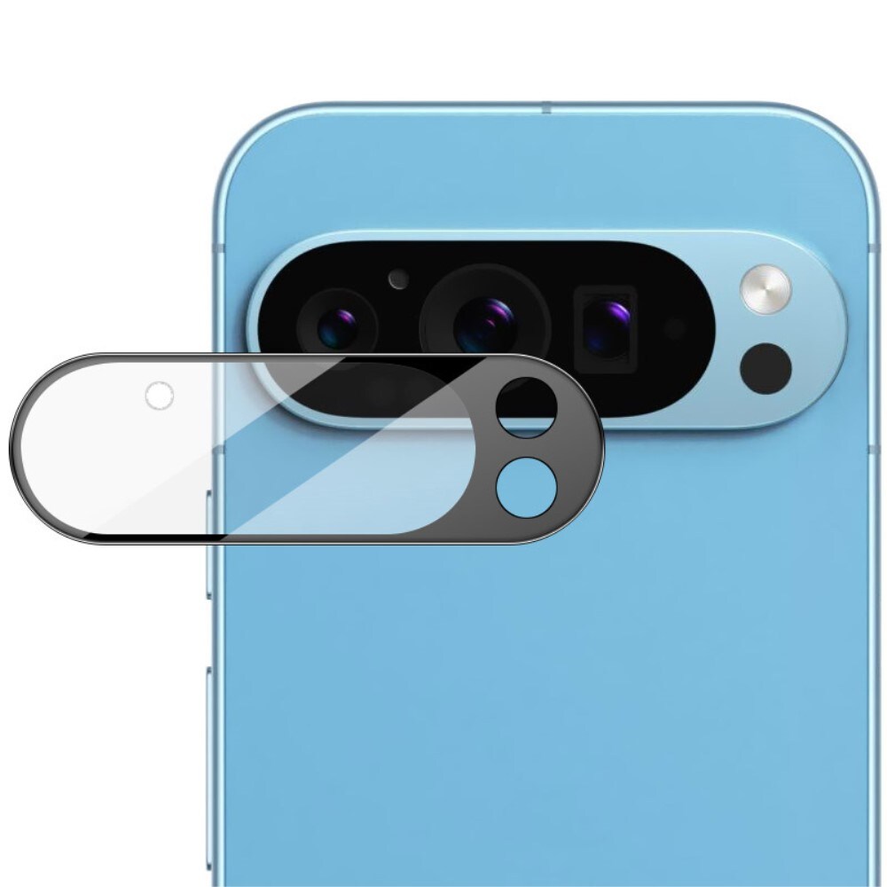 Google Pixel 9 Pro Kamerabeskyttelse i glas, Sort