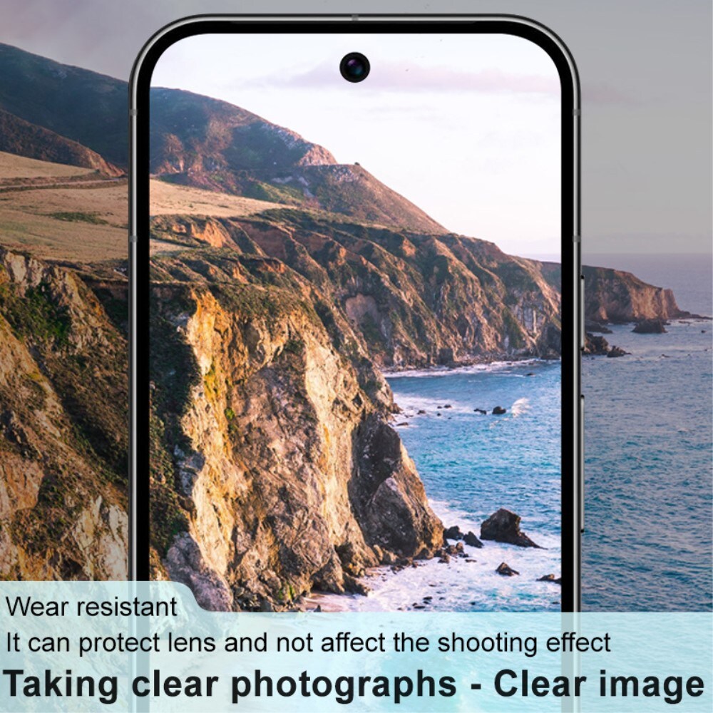 Google Pixel 9 Kamerabeskyttelse i glas, Sort