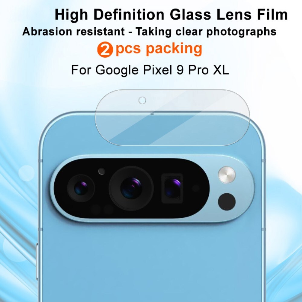 Google Pixel 9 Pro XL 2-pak linsebeskyttere i glas