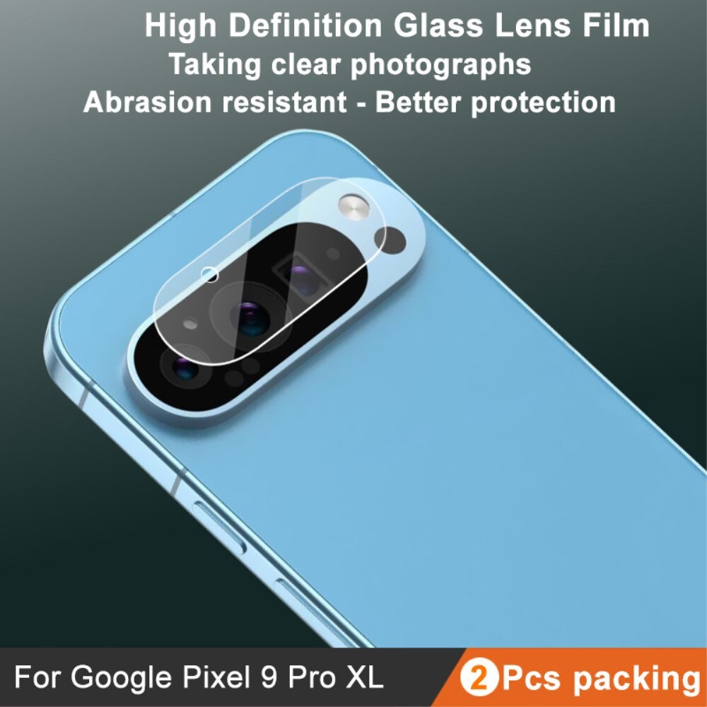 Google Pixel 9 Pro XL 2-pak linsebeskyttere i glas
