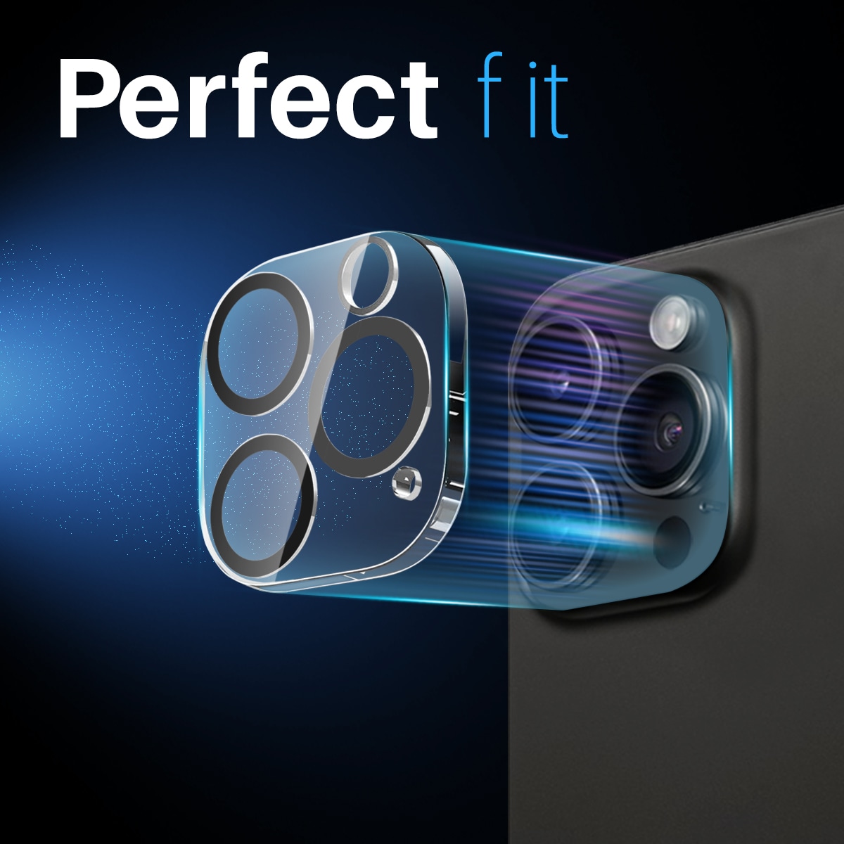iPhone 15 Pro 2-pak kamera beskyttelsesglas i hærdet glas